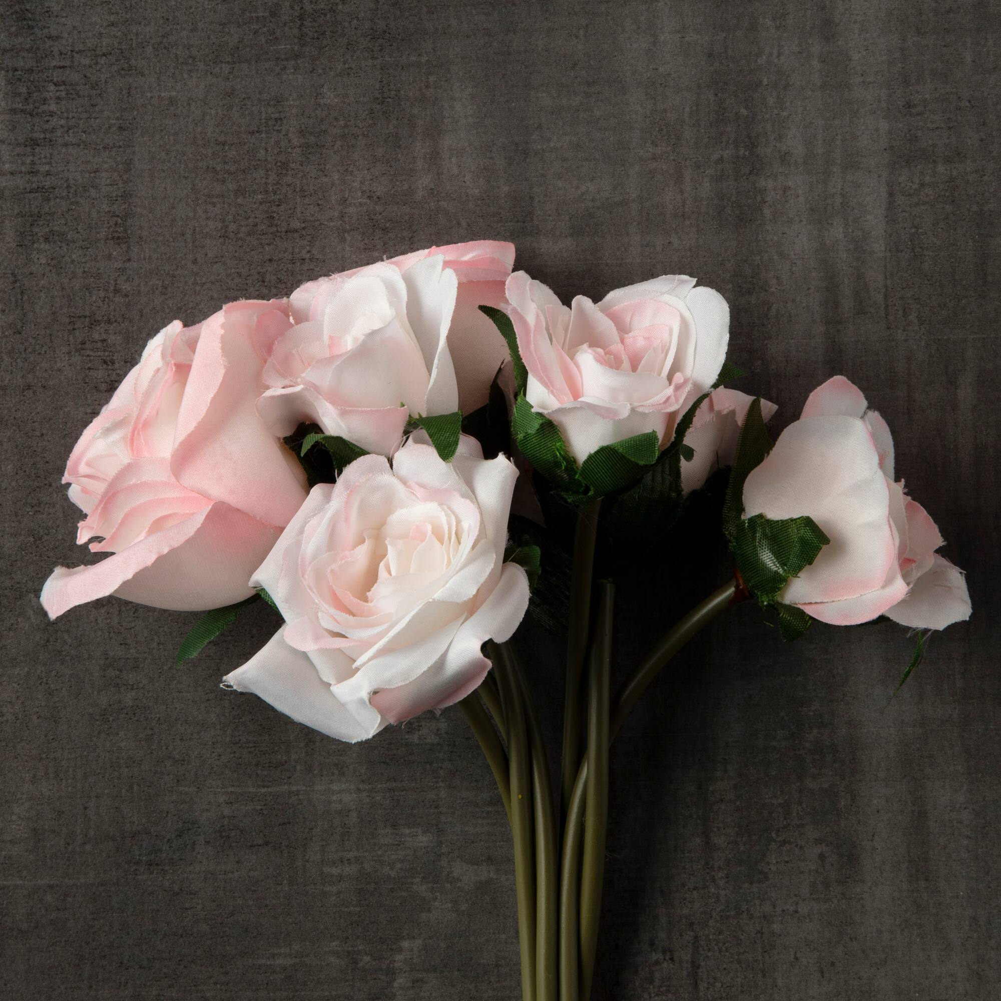 8 Pack: 8" Pink Mini Rose Bundle by Ashland®